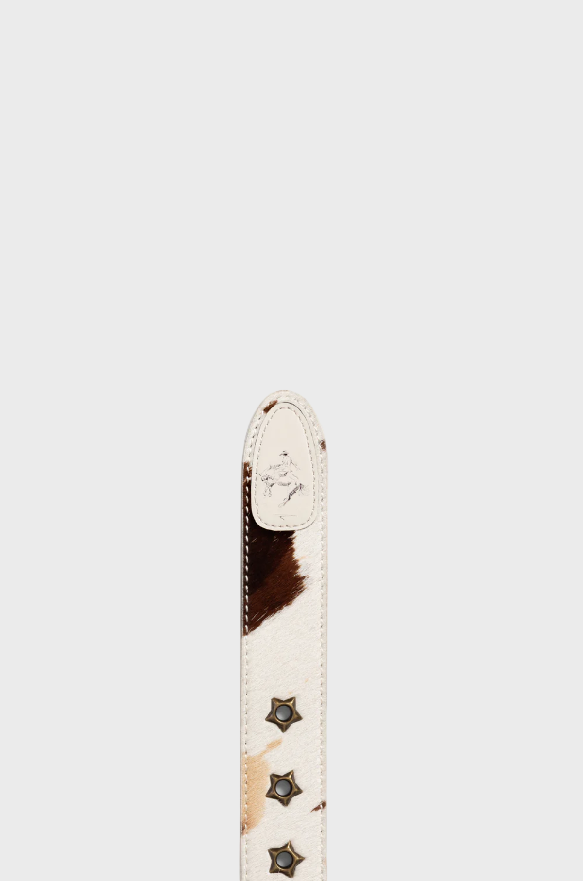 Duke & Dexter - Ellis Belt Brown Cow Print