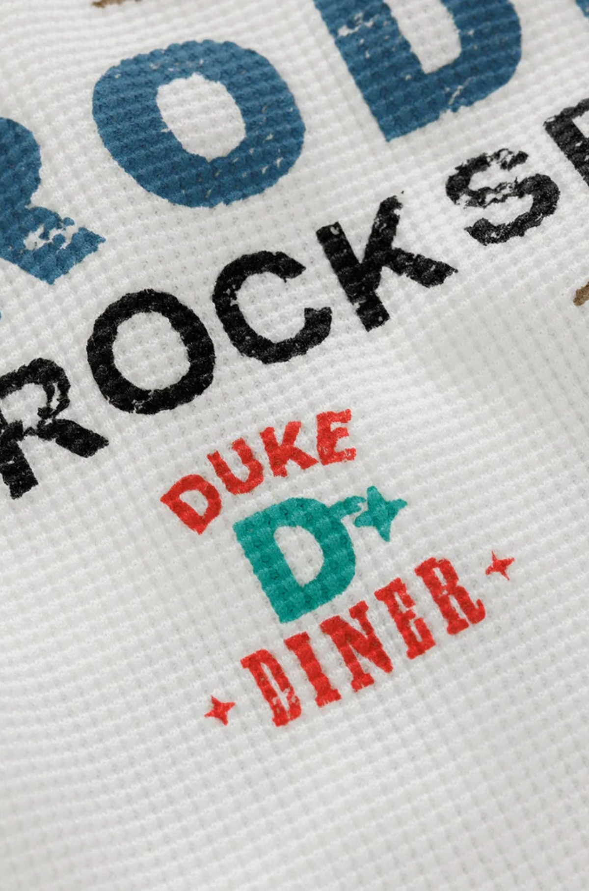 Duke & Dexter - Rodeo Team Vintage White Waffle Long-Sleeve