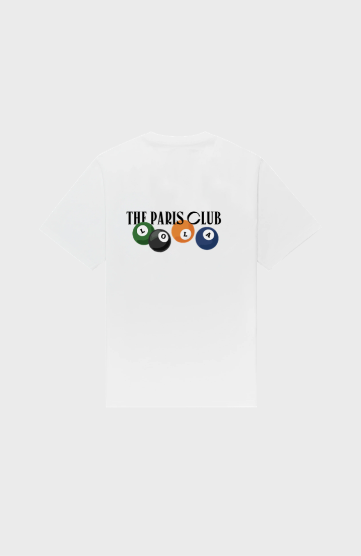 Lola -Made in France Tee Billard White