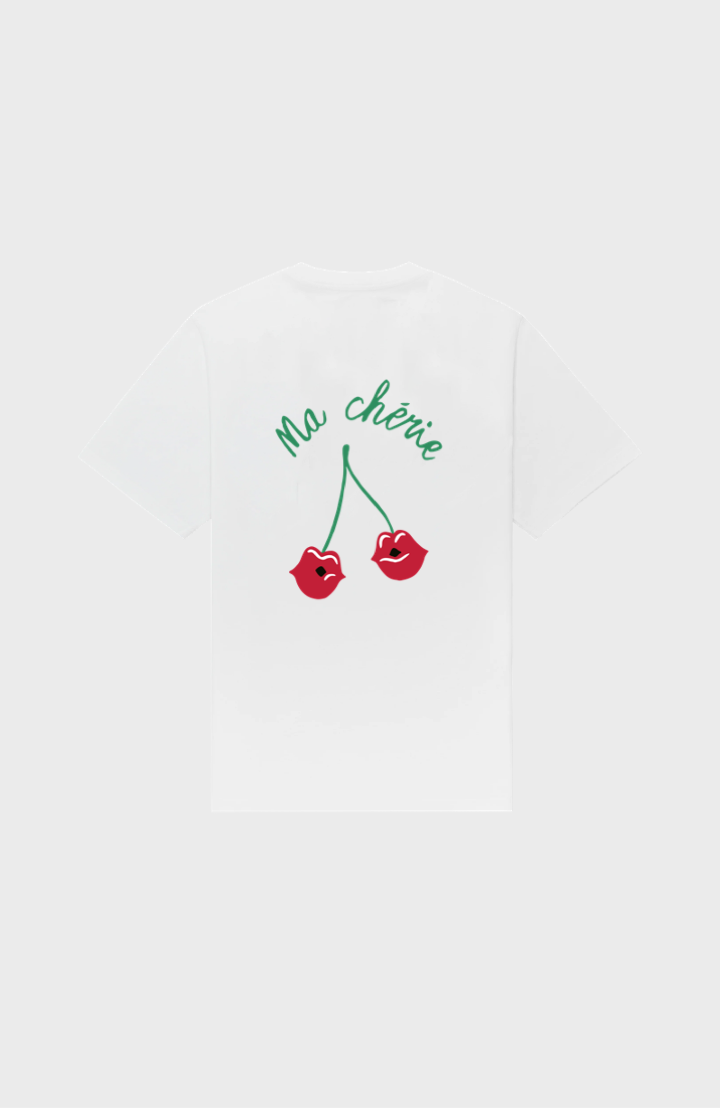 Lola -Made in France Tee Ma Cherie White