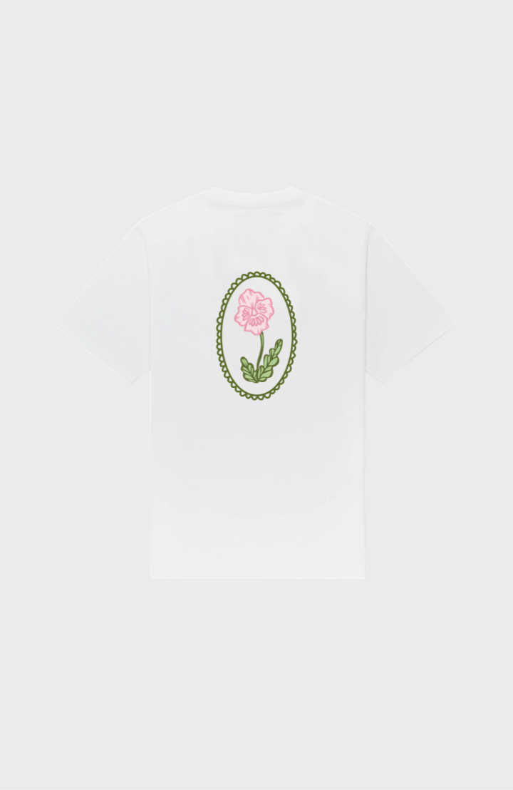 Lola - Made in France Tee Daisy White