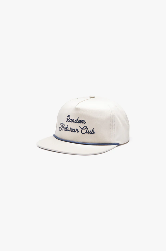 Hatline Lab - Society 5 Panel Unstructured Snapback Cream
