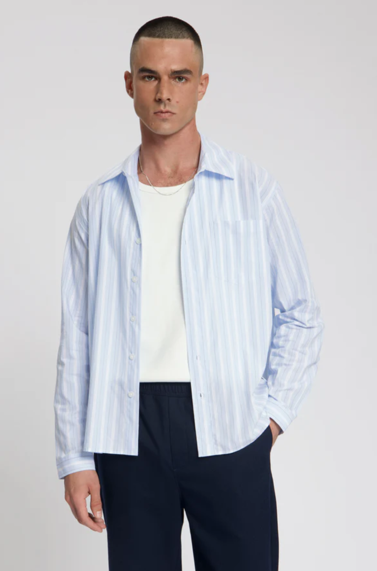 Law of the Sea - Squall Yarn Dyed Striped Shirt