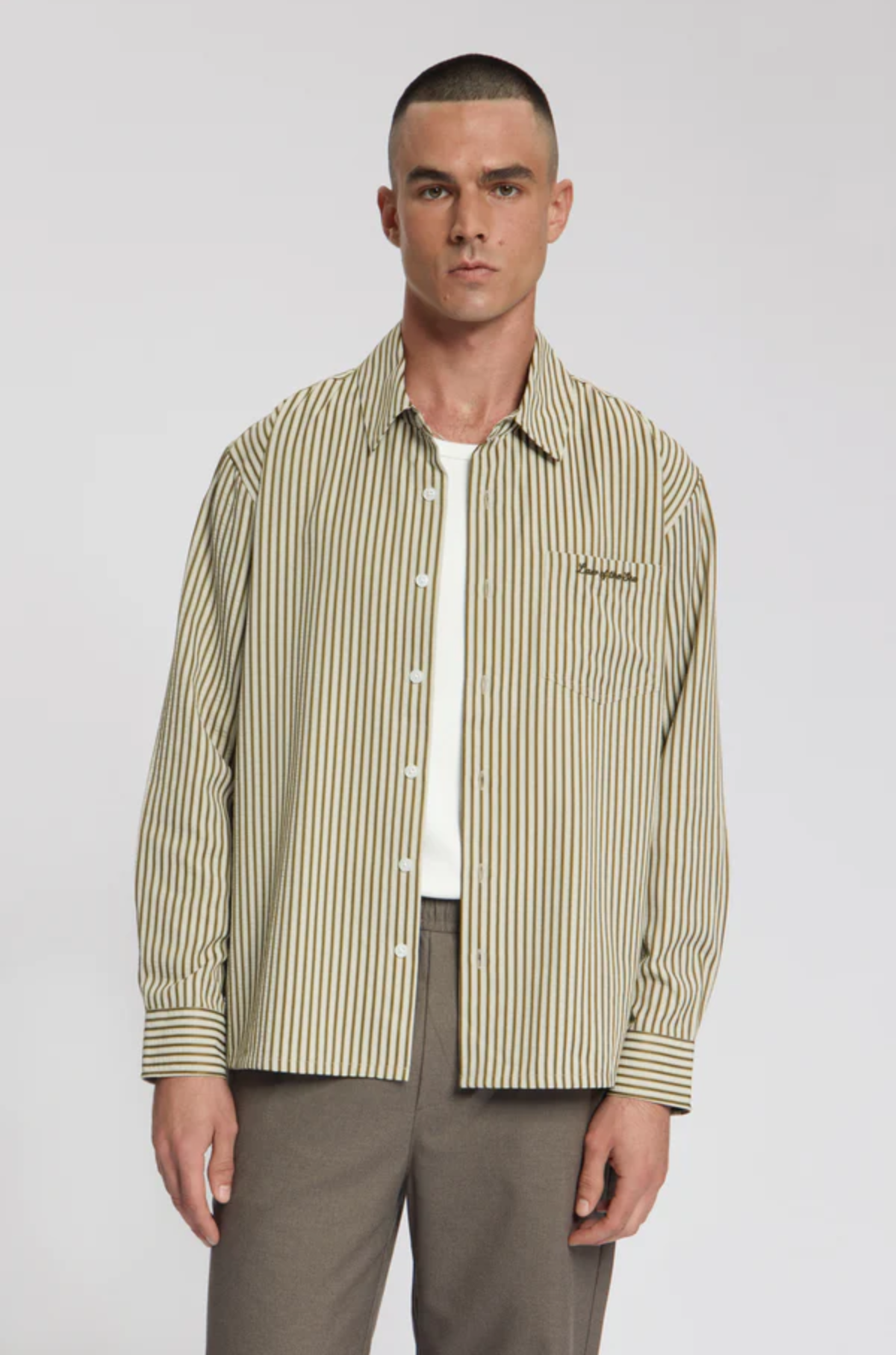 Law of the Sea - Starboard Yarn Dyed Striped Shirt