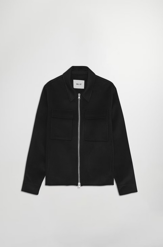 NN.07 - Alban 8447 Overshirt Black