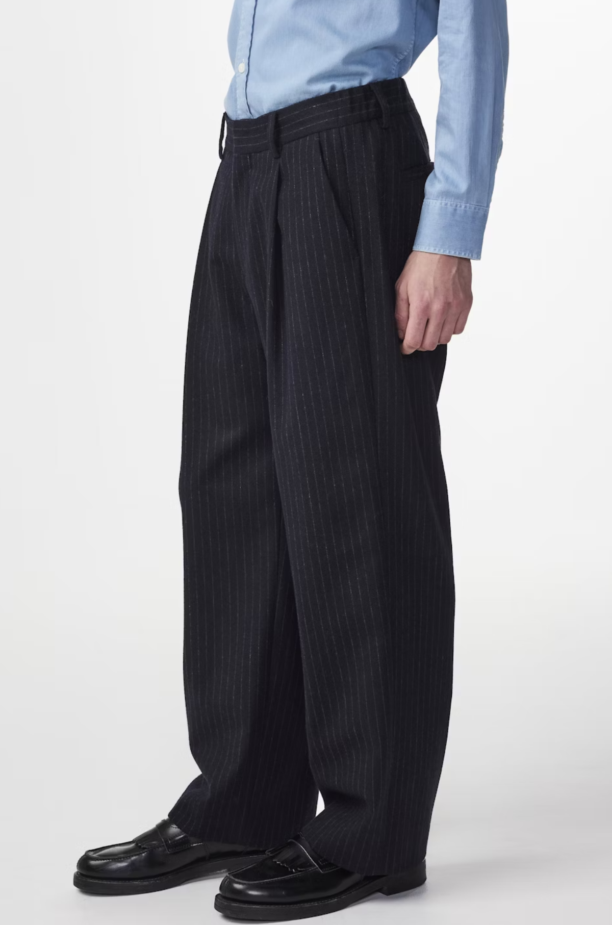 NN.07 - Kay 1630 Trousers Navy Stripe
