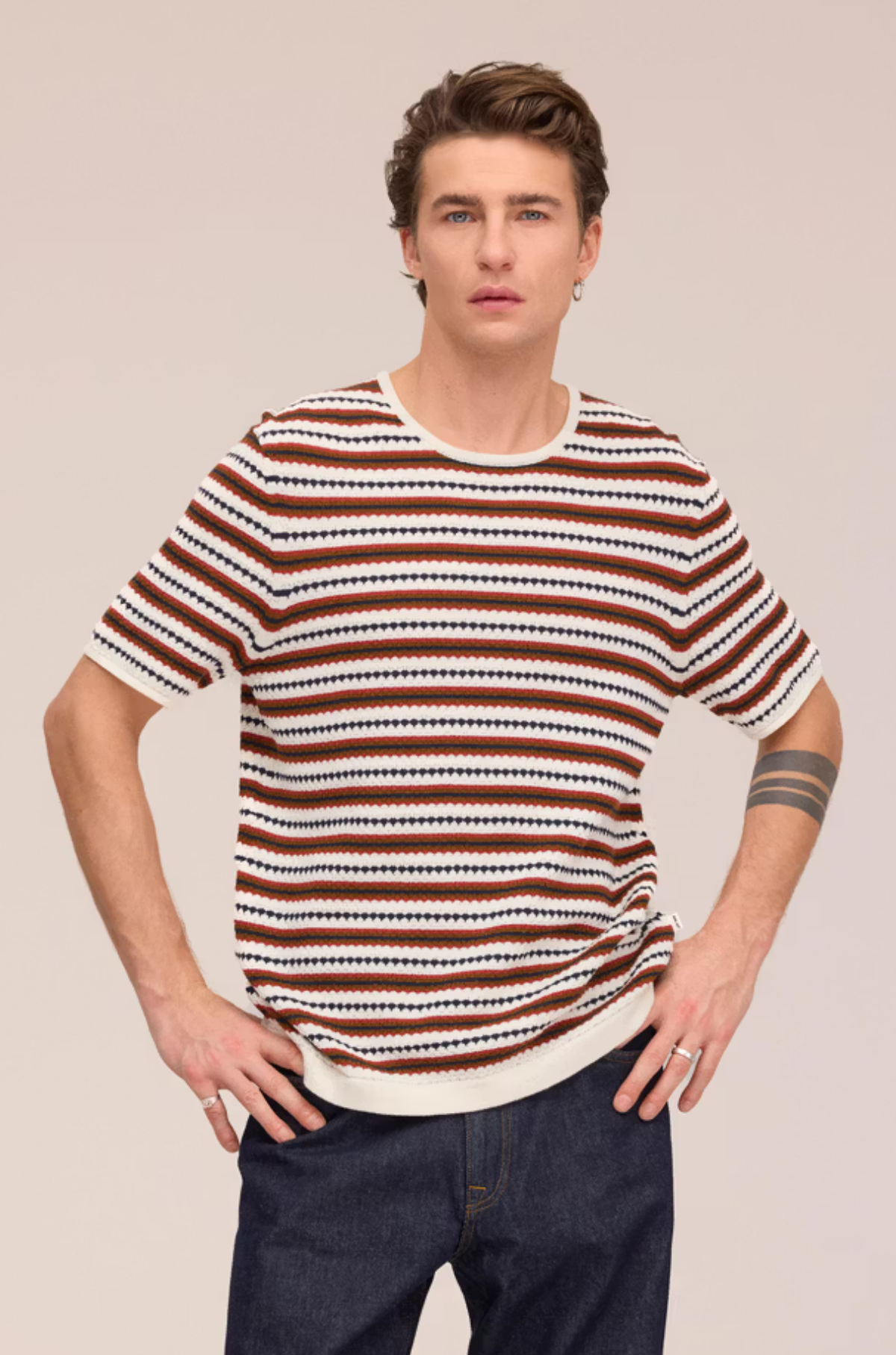 NN07 - Bari Knit T-Shirt 6686