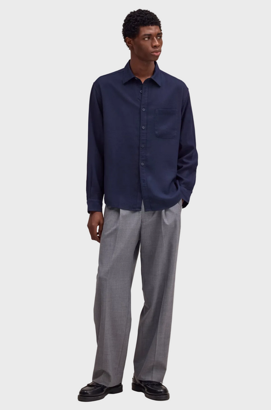 NN07 - Deon 5027 Shirt Navy Blue