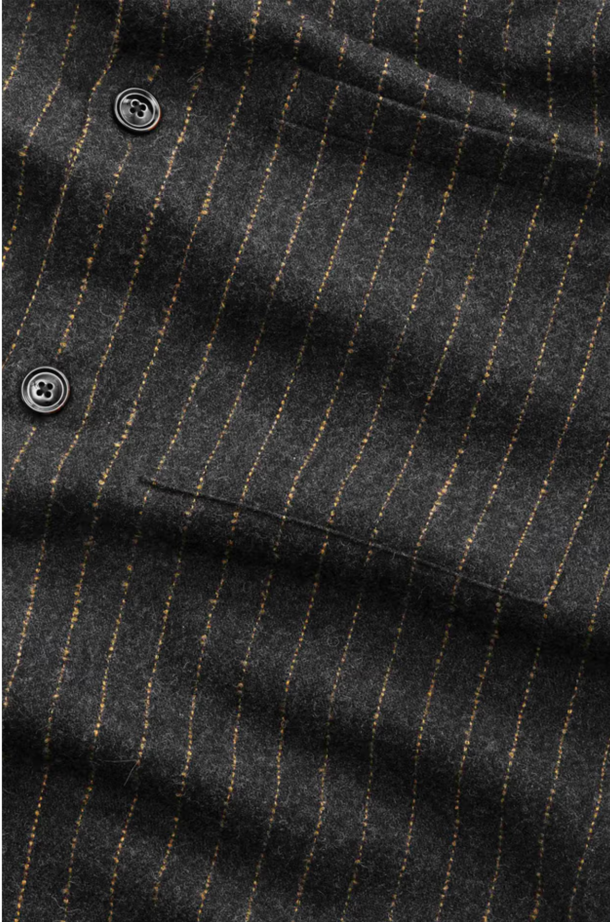 NN07 - Freddy Dark Grey Stripe Overshirt 10091