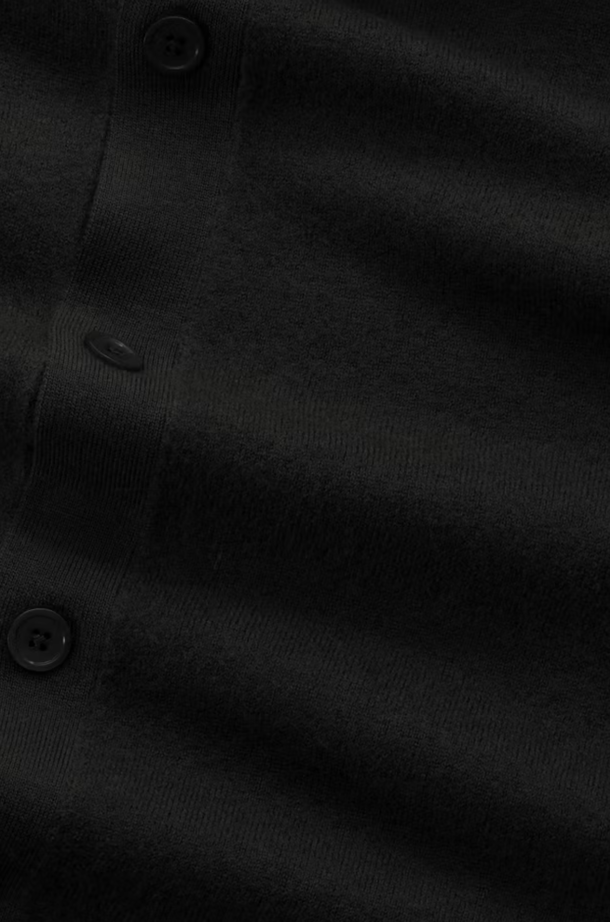 NN07 - Jasper Cardigan Boiled Wool Black
