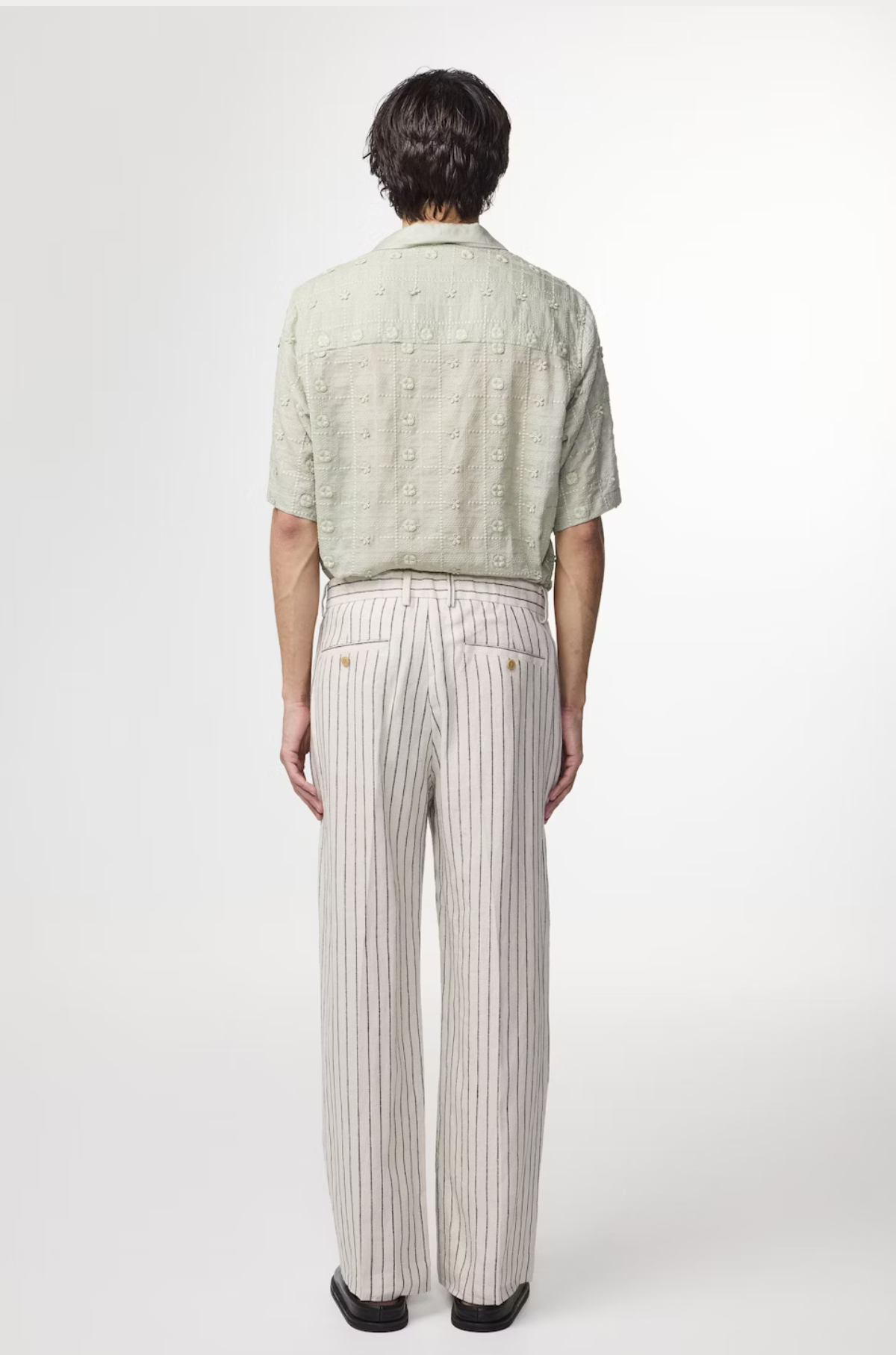 NN07 - Kay 1455 Wide Linen Trousers