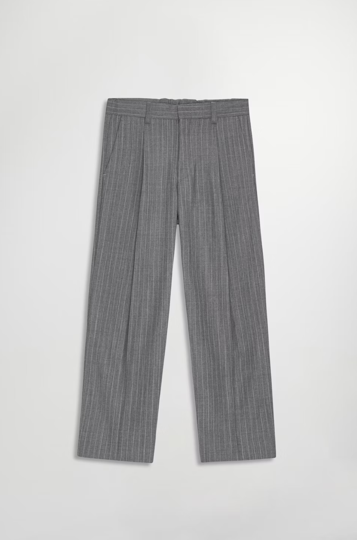 NN07 - Kay Pant 1088 Grey Pinstripe