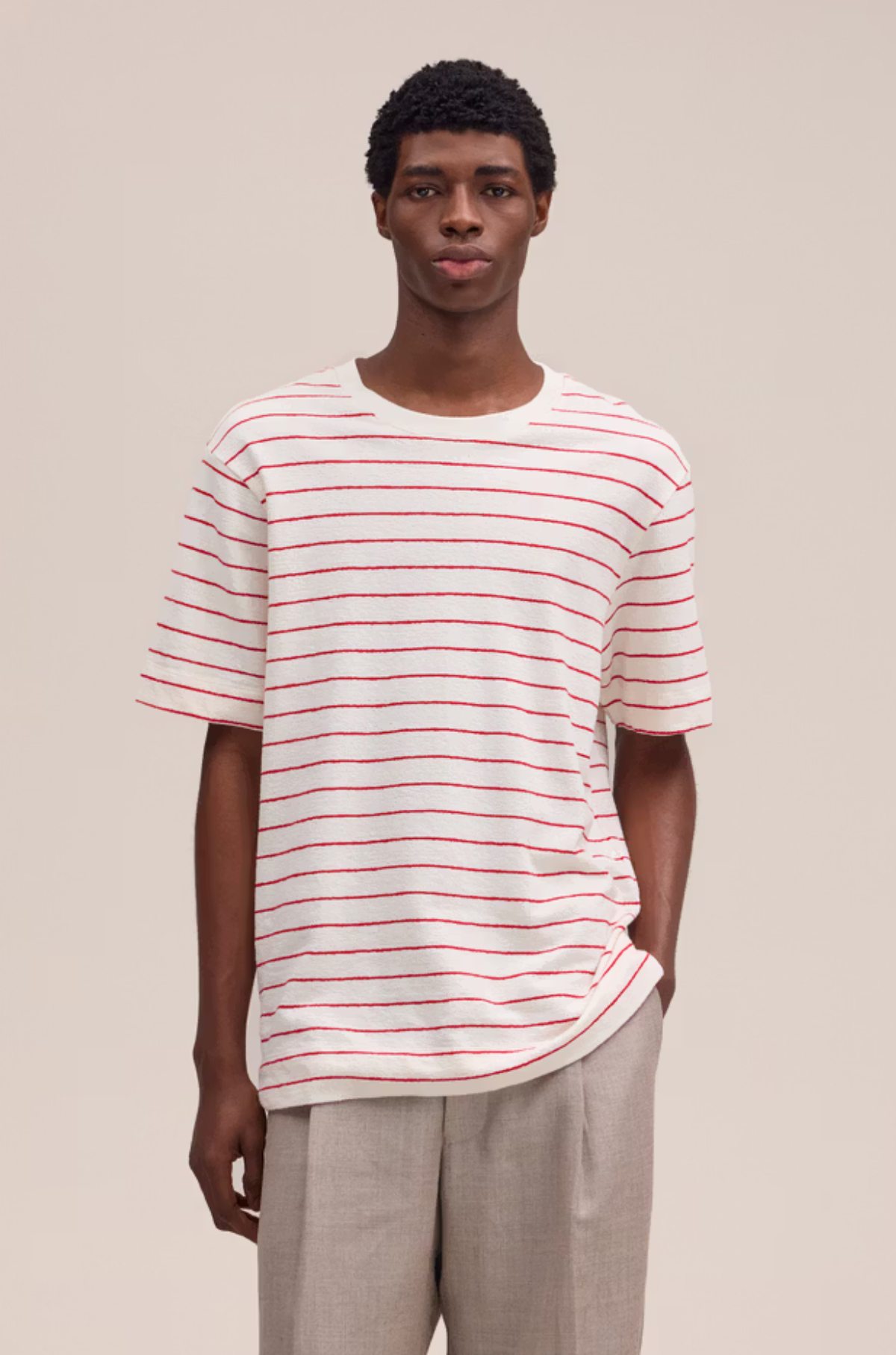 NN07 - Pedro 30034 T-Shirt Navy Chilli