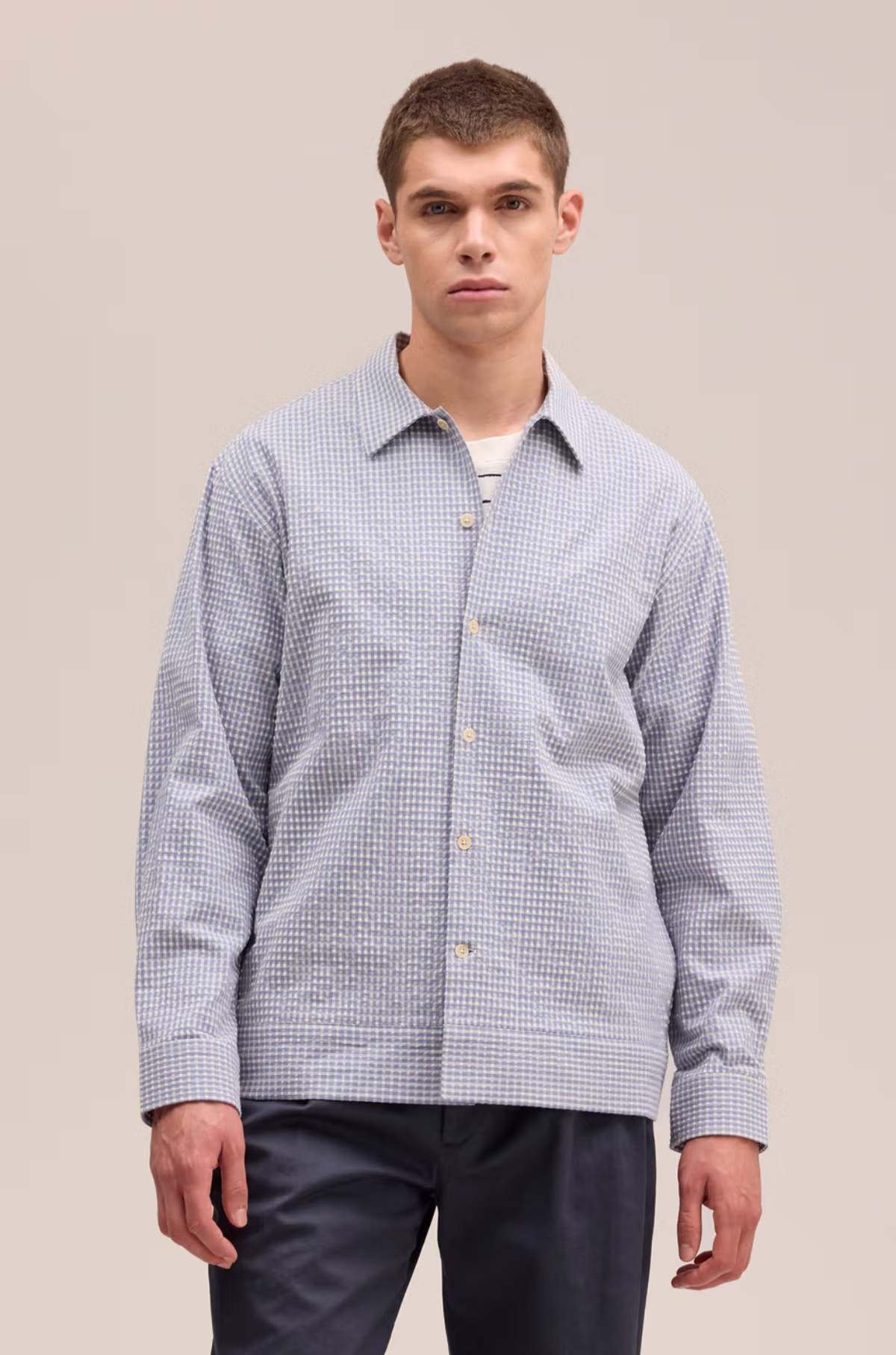 NN07 - Reed 50057 Overshirt Stone Blue