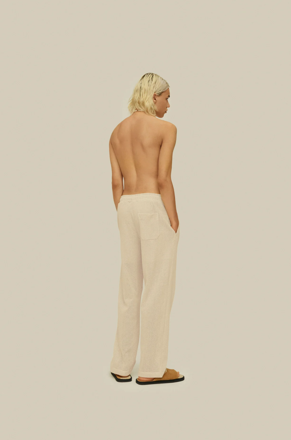 OAS - Ecru Ayora Net Pants