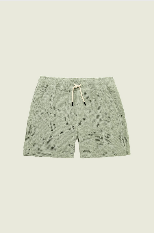 OAS - Galbanum Crochet Shorts