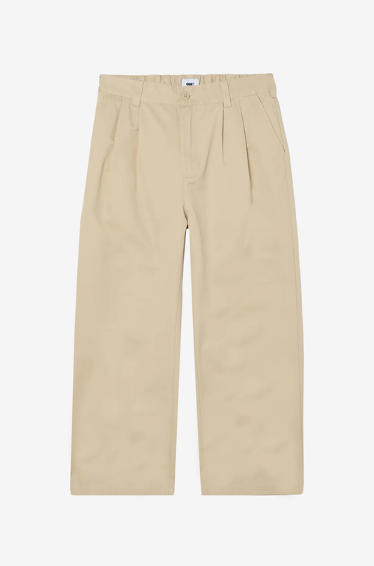 OBEY - Foster Pleated Pant  Cement