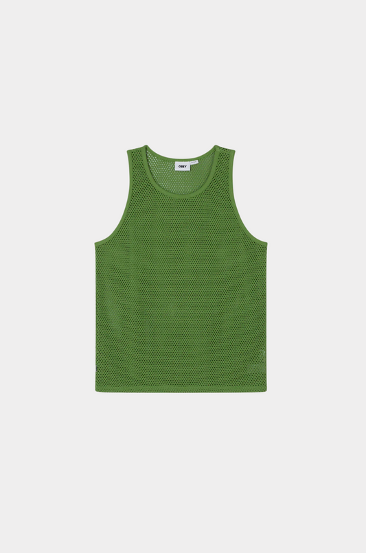 Obey - Morro Mesh Tank Piquant Green