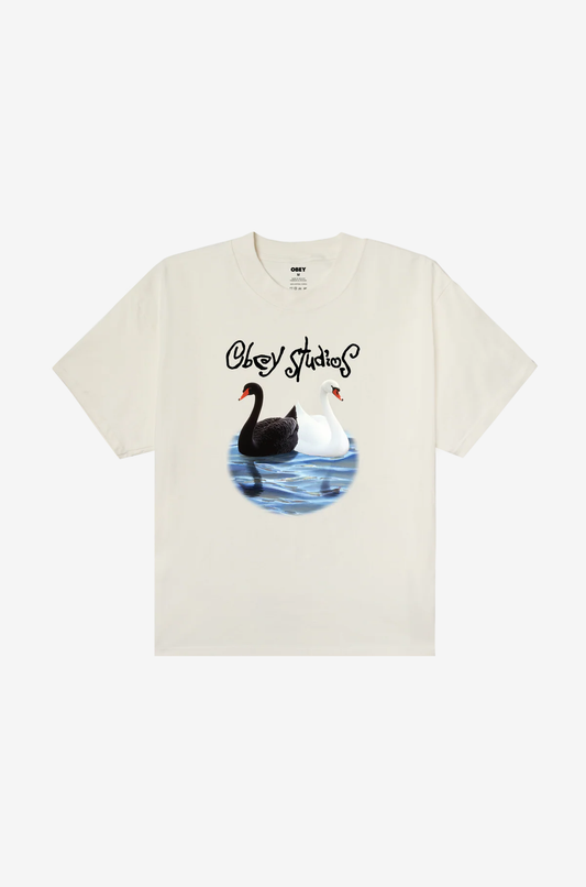 Obey - Studios Swan  Heavyweight T-Shirt