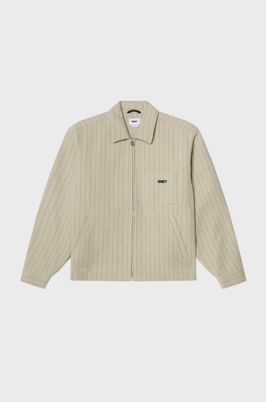 Obey - Vernon Zip Jacket Abbey Stone Multi