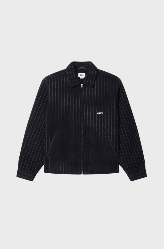 Obey - Vernon Zip Jacket Navy Multi