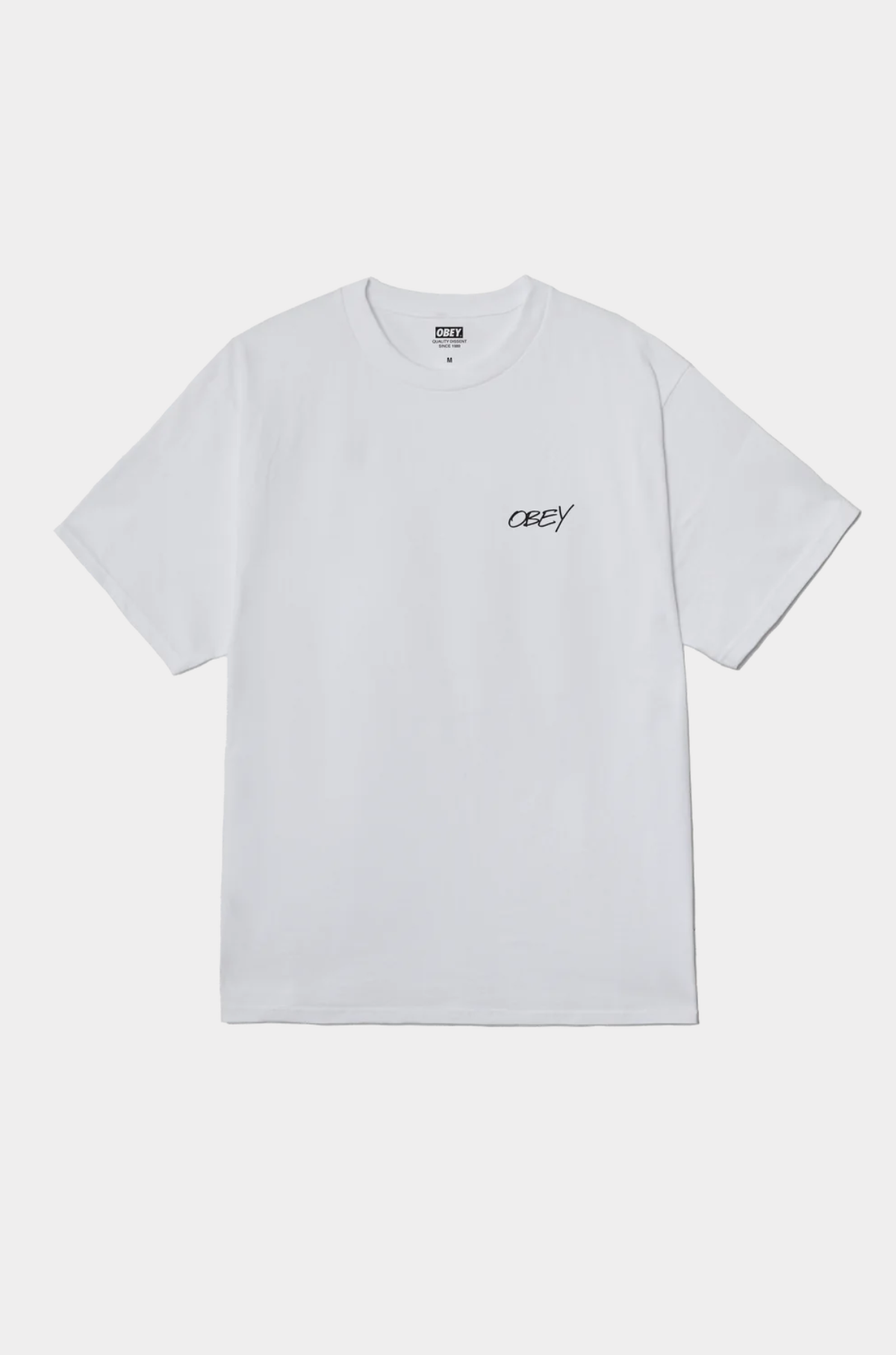 Obey - Poppies Classic T-Shirt White Flower Backprint