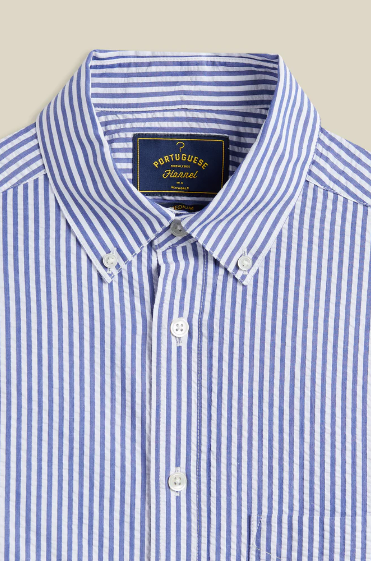 Portuguese Flannel - Atlantico Shirt Stripe Blue