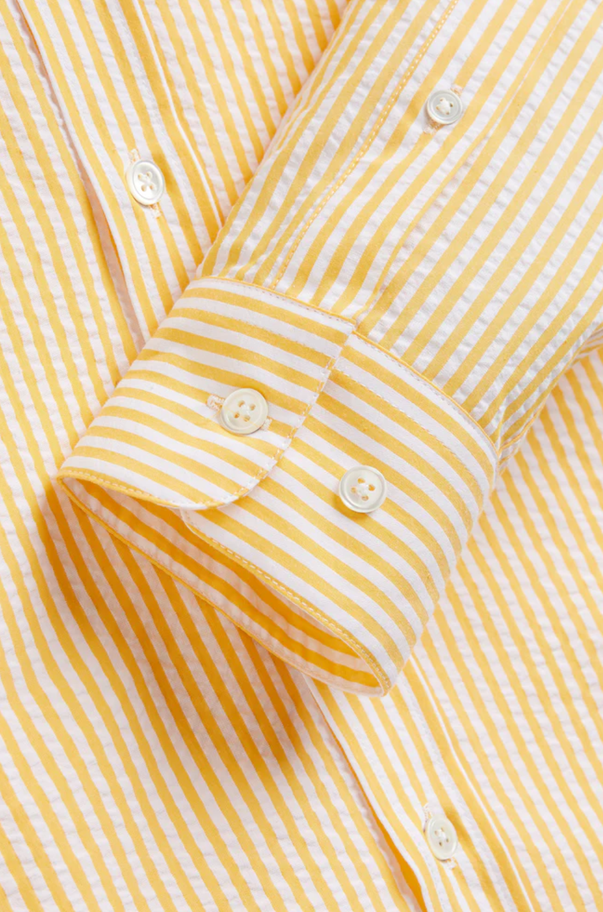 Portuguese Flannel - Atlantico Stripe Shirt Yellow