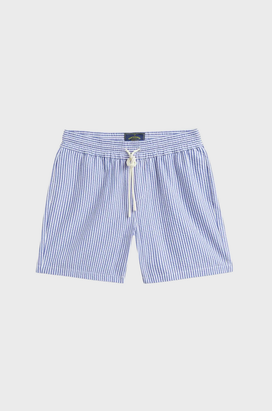 Portuguese Flannel - Atlantico Stripe Shorts Blue