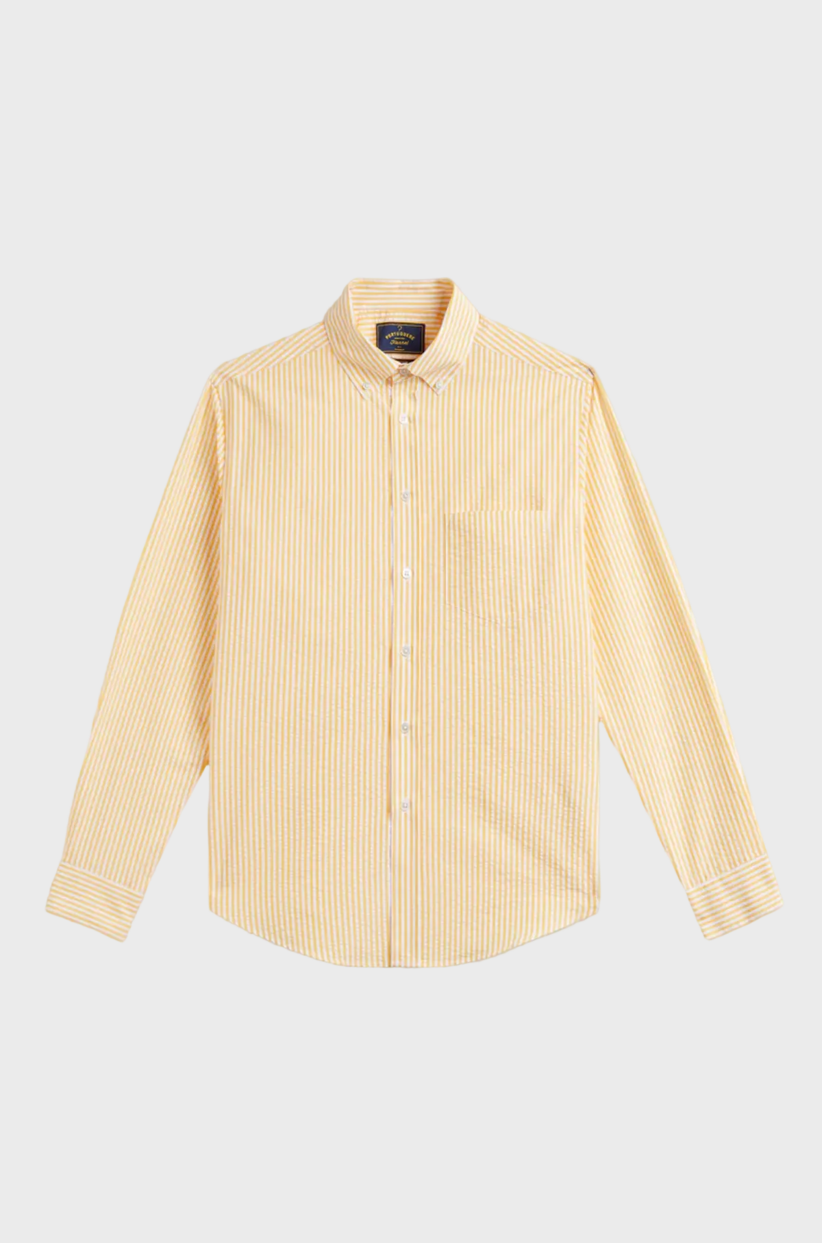 Portuguese Flannel - Atlantico Stripe Shirt Yellow
