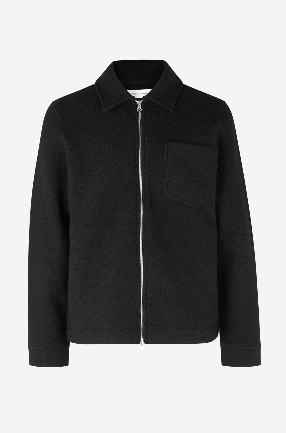 Samsoe Samsoe - Black Hannes Full Zip Jacket