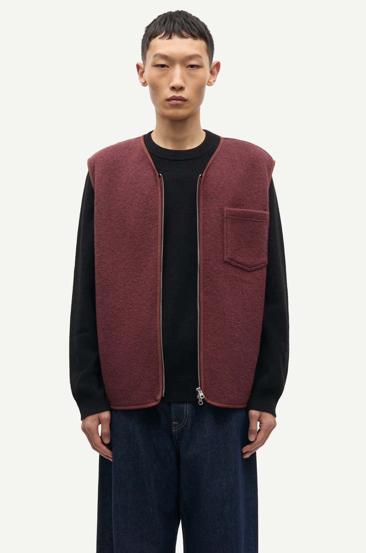 Samsoe Samsoe - Sahannes Vest 14612 Rum Raisin