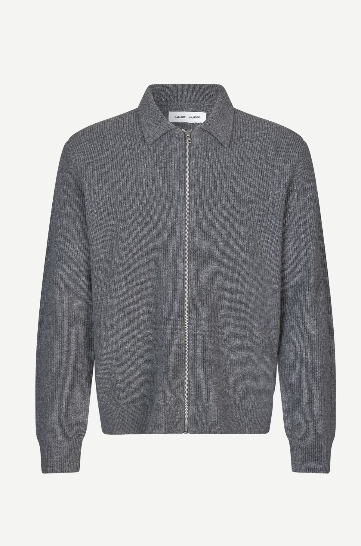 Samsoe Samsoe - Saisaks Zip Cardigan Grey 15010