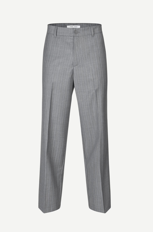 Samsøe Samsøe - Sanoah Trousers Grey Pinstripe