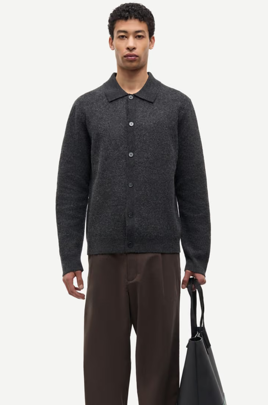 Samsoe Samsoe - Sarichard Cardigan Dark Grey