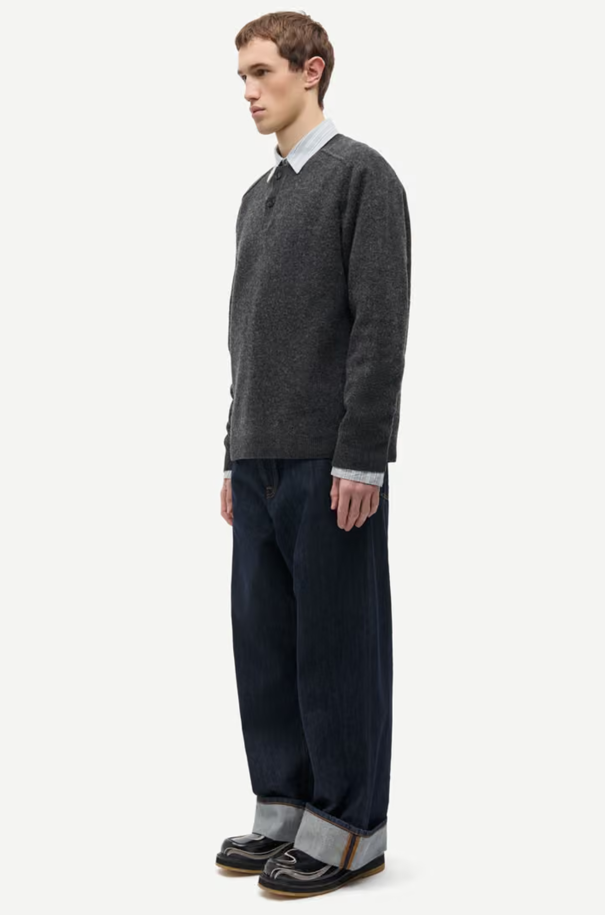 Samsoe Samsoe - Sarick Sweater Dark Grey