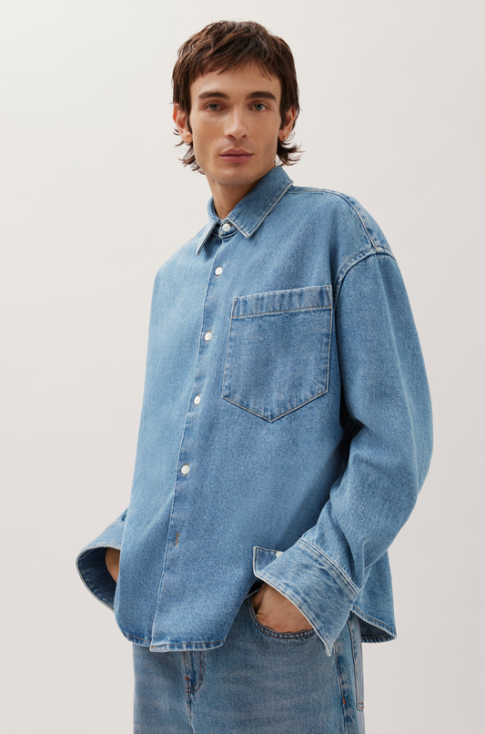 Studio Seidensticker - Denim Shirt Gender Neutral Cropped Indigo