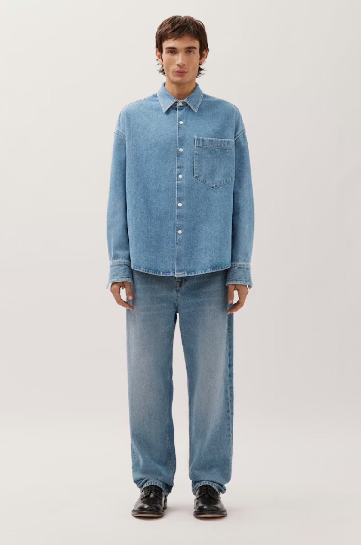 Studio Seidensticker - Denim Shirt Gender Neutral Cropped Indigo
