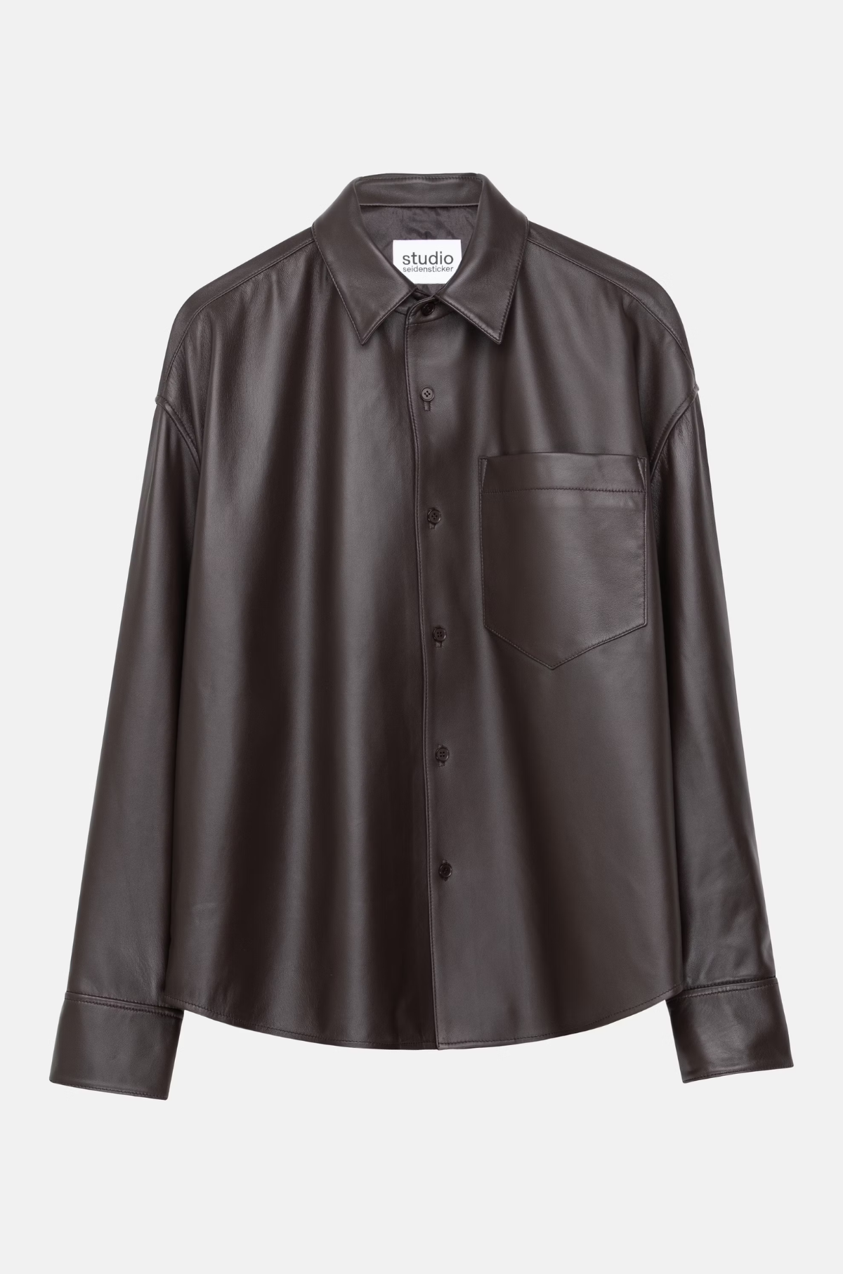 Studio Seidensticker - Leather Shirt Brown