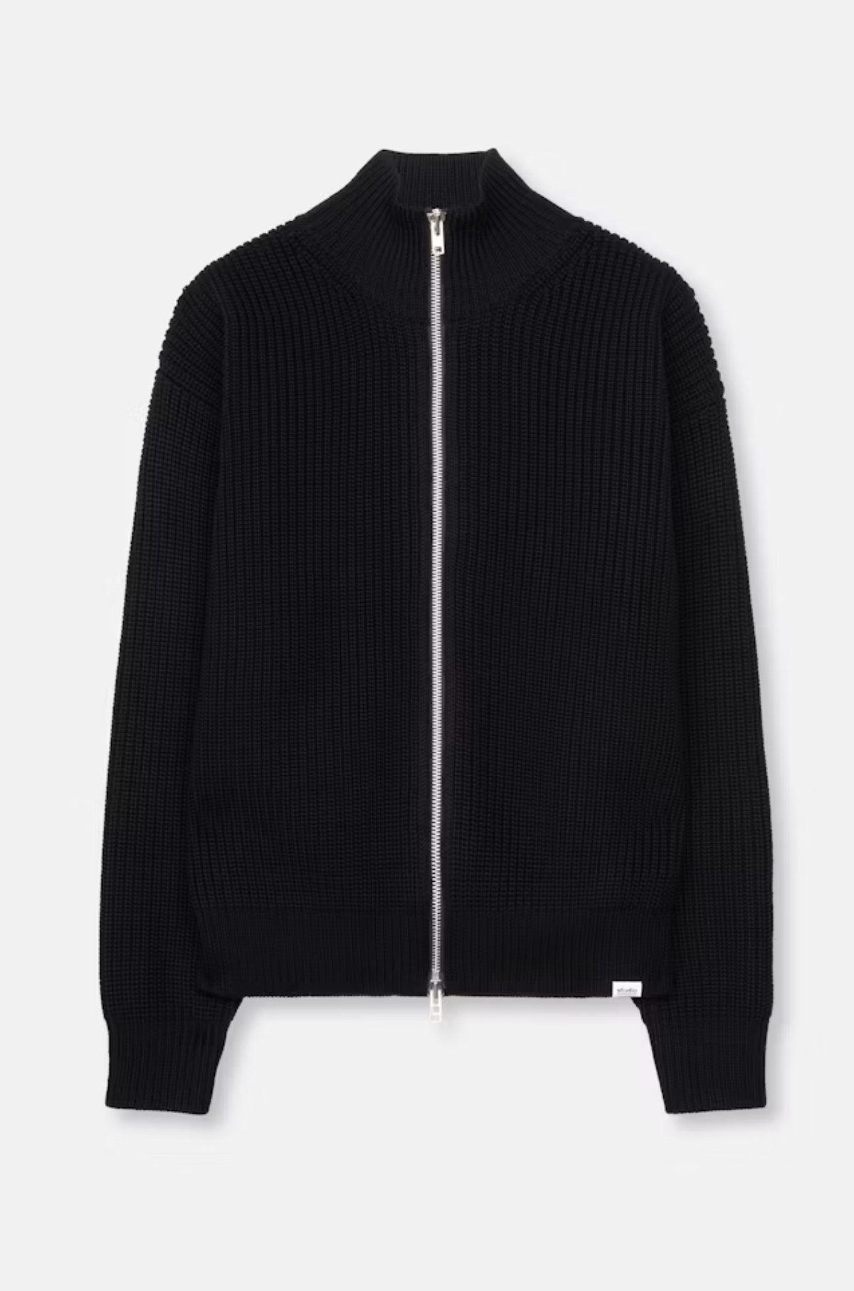 Studio Seidensticker - Merino Zip Knit Jacket Black