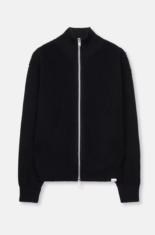 Studio Seidensticker - Merino Zip Knit Jacket Black