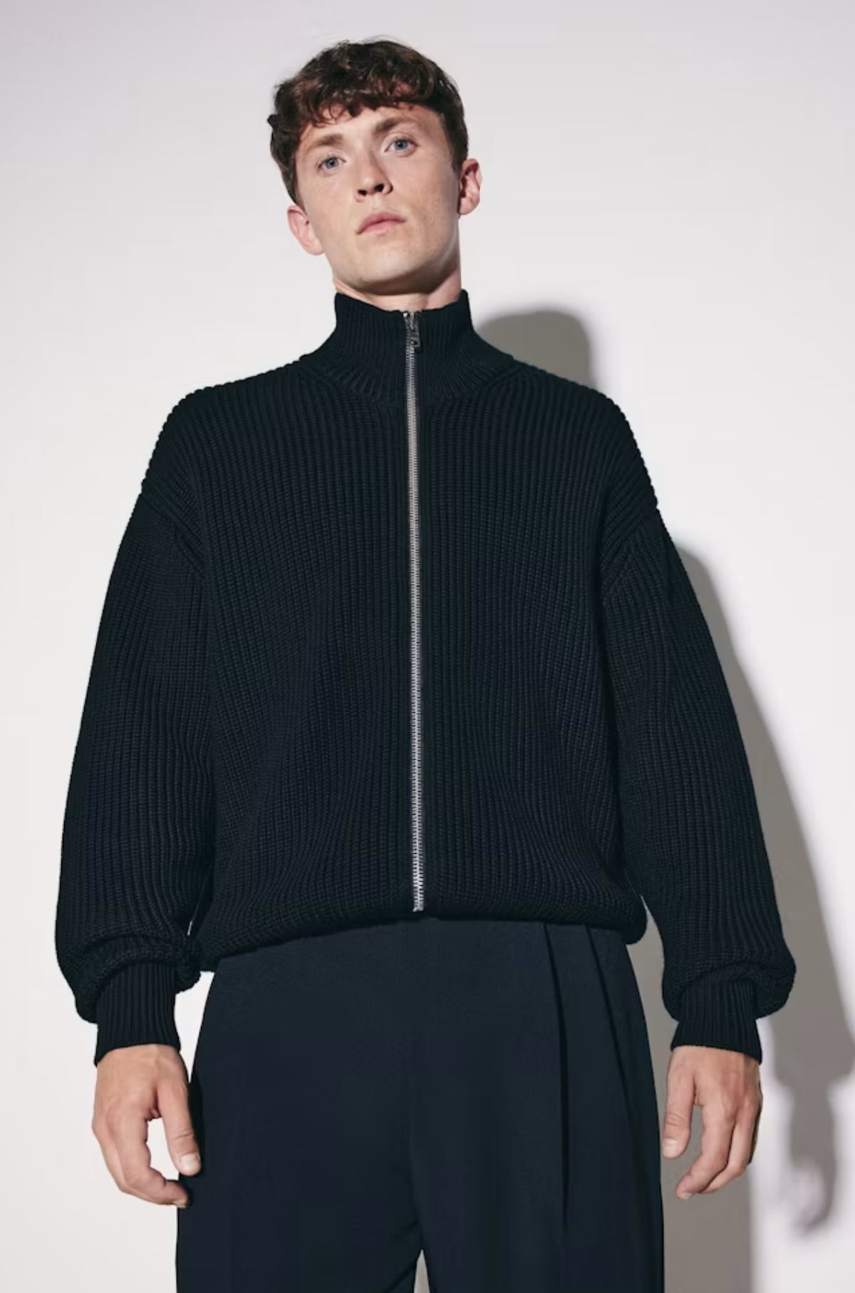 Studio Seidensticker - Merino Zip Knit Jacket Black