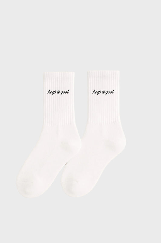 The Qool - Keep it Qool White Socks