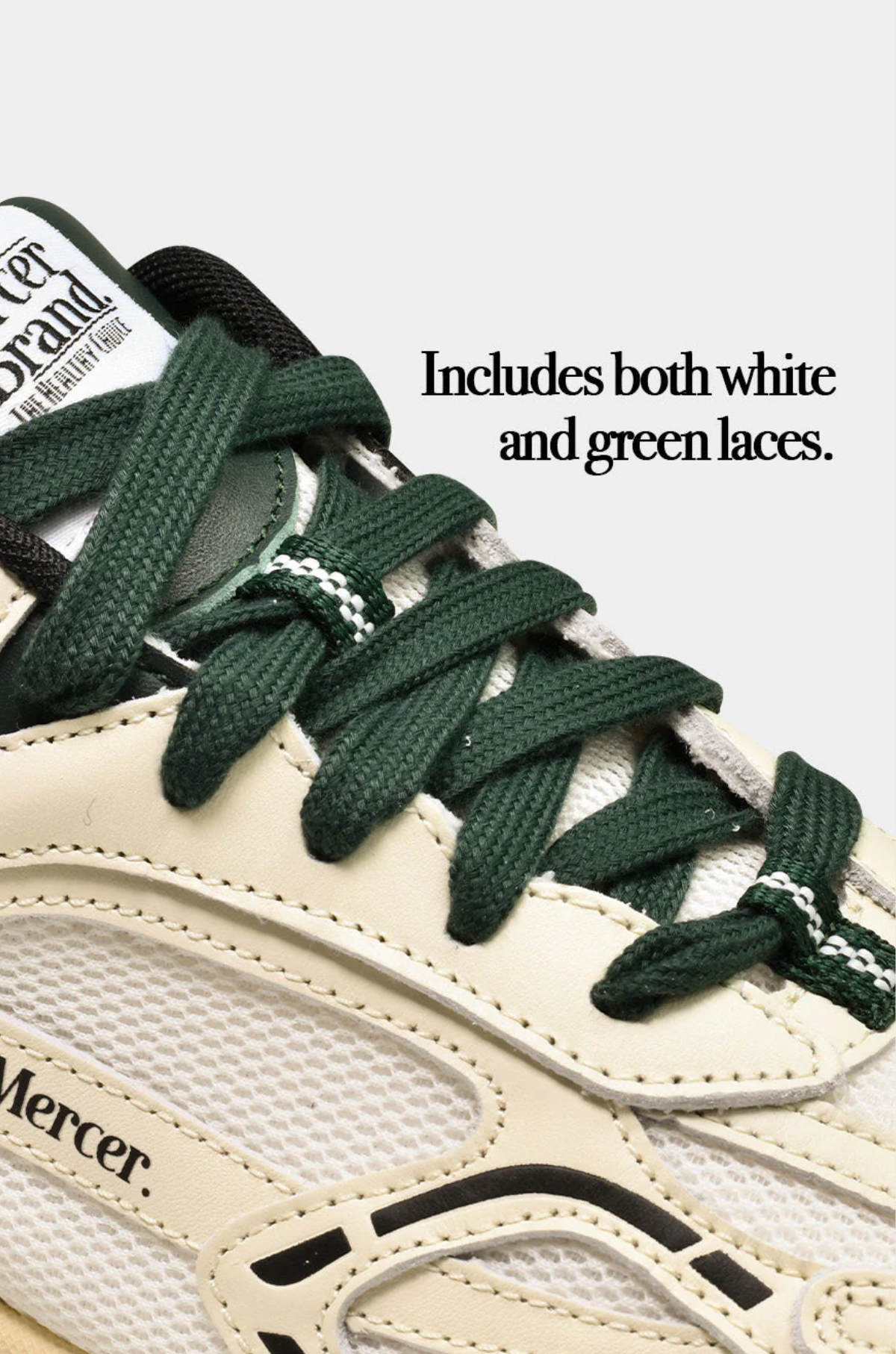 The Mercer Brand - The Re-Run Nappa Off White