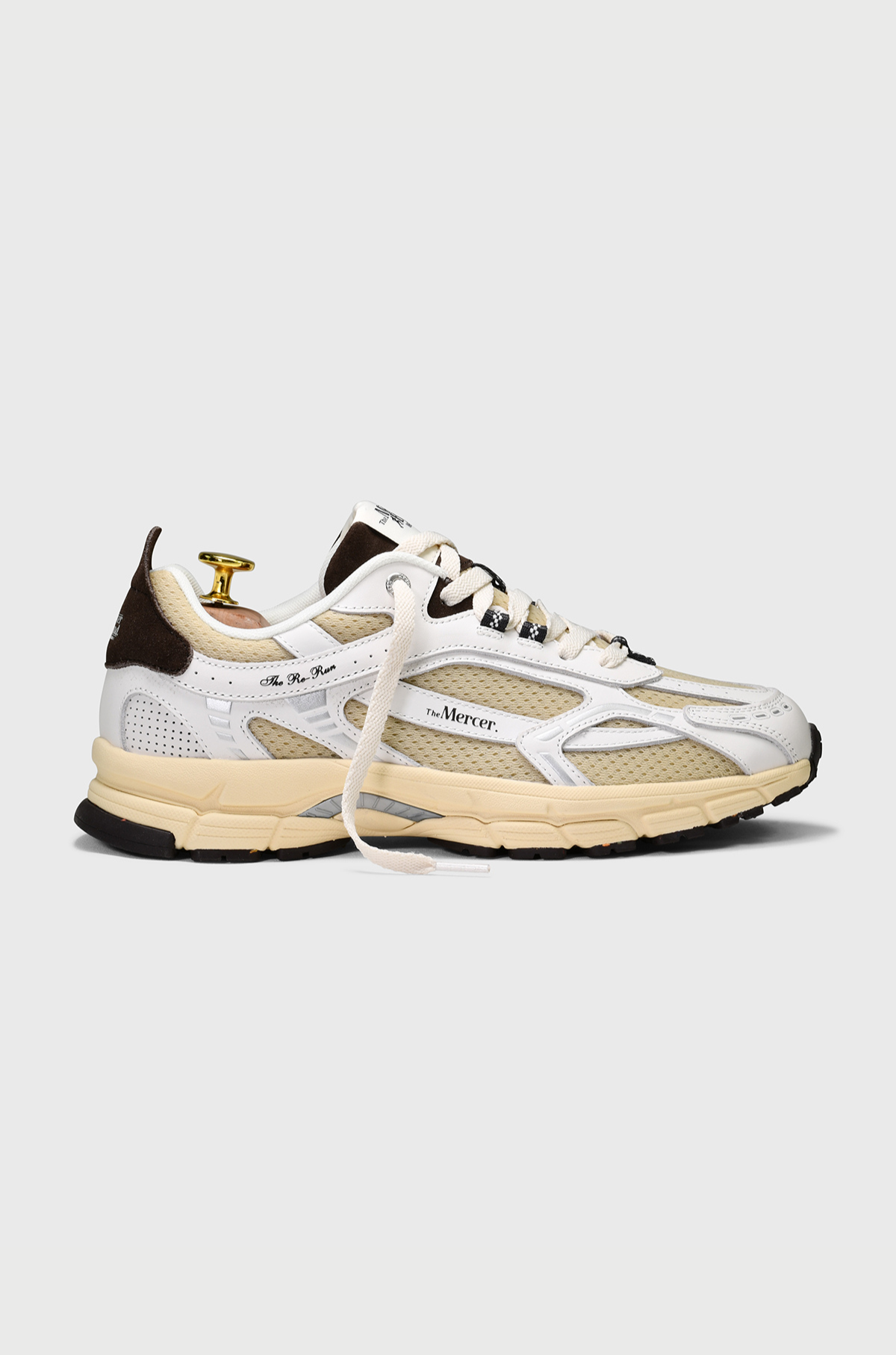 The Mercer Brand - The Re-Run Vintage White Brown