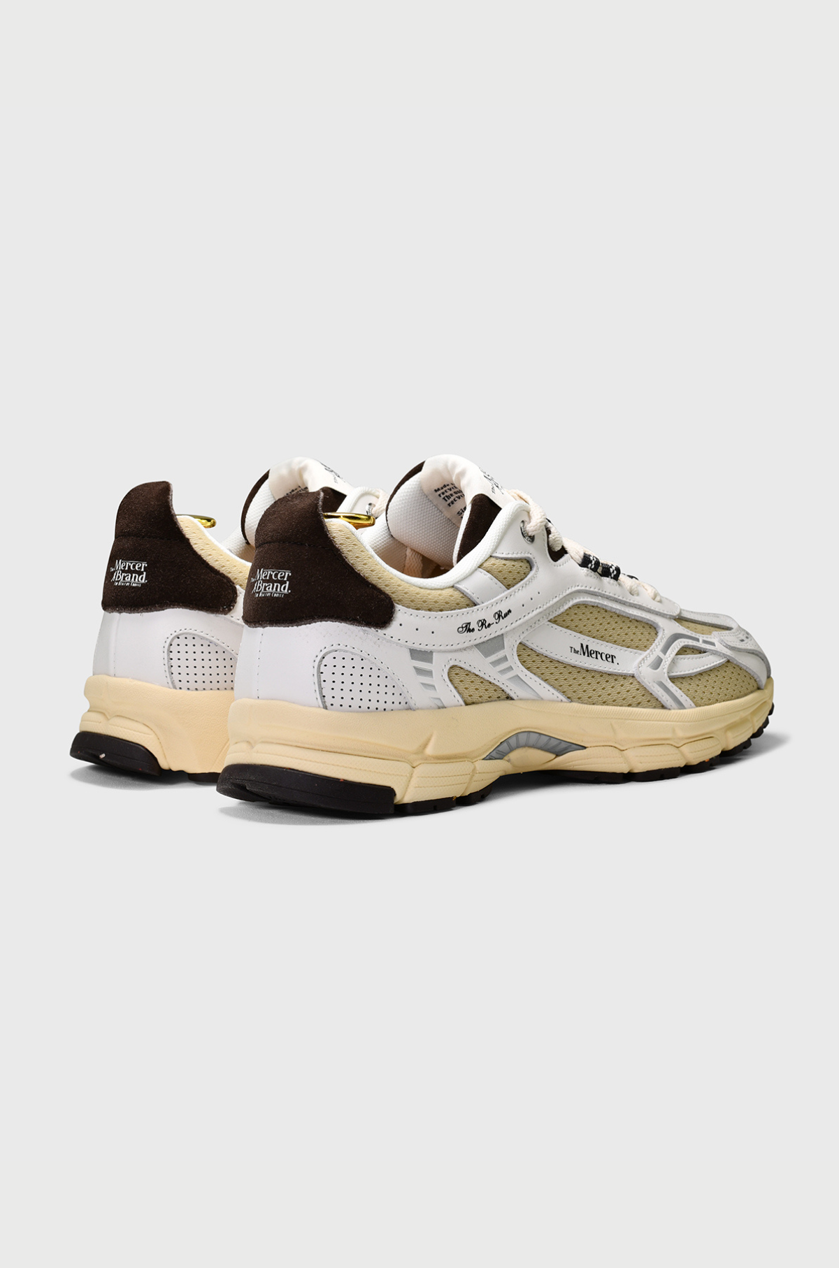 The Mercer Brand - The Re-Run Vintage White Brown