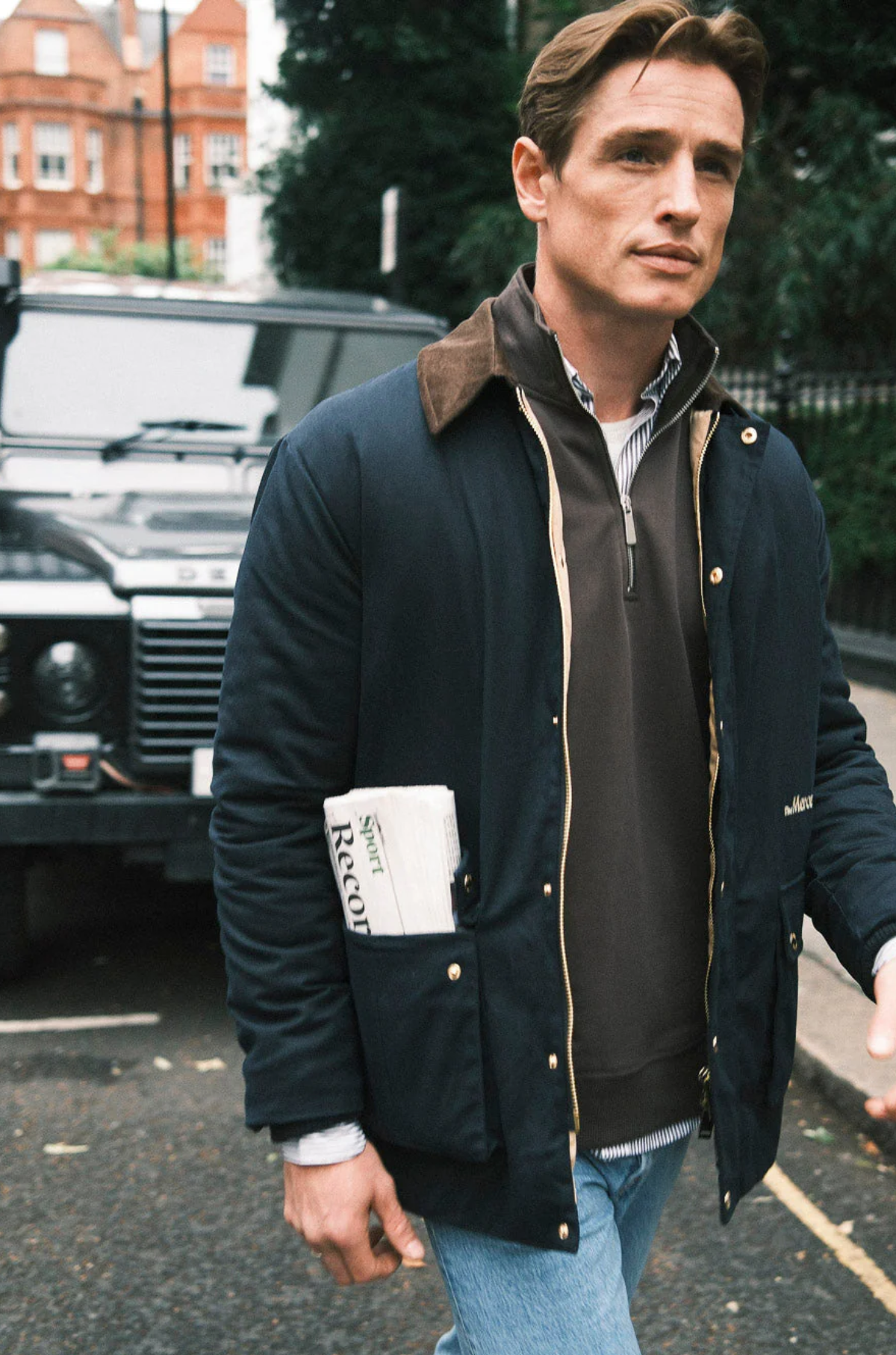 The Mercer Subway Jacket – Navy