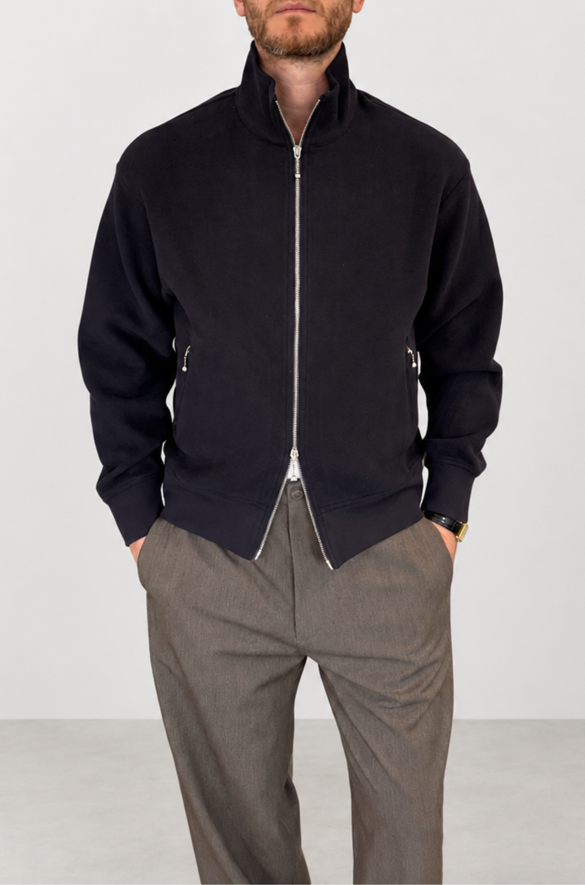 The Qool - Zippo Sweater Navy