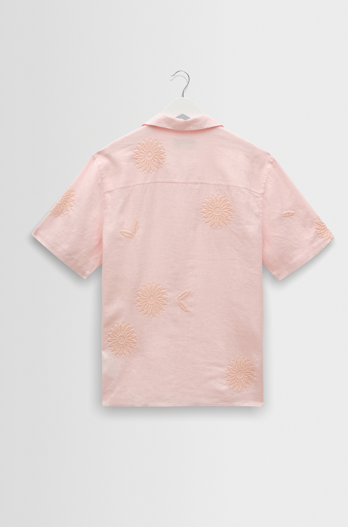 Wax London - Didcot SS Shirt Chunky Flower Pink