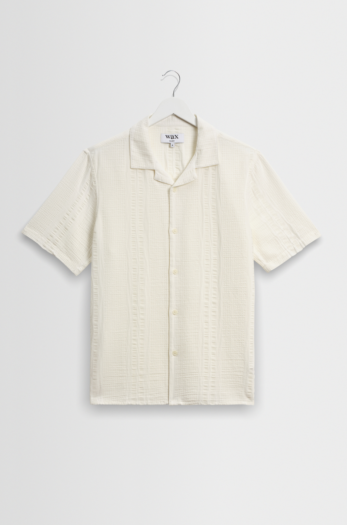 Wax London - Didcot SS Shirt Double Weave Seersucker